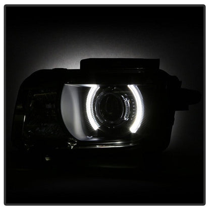 SPYDER xTune 10-13 Chevy Camaro CCFL Halo Projector Headlights - Black (PRO-JH-CCAM10-LED-BK) 9040498