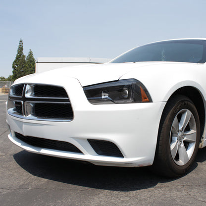 SPYDER xTune 11-14 Dodge Charger Projector Headlights - Halogen - DRL - Black (PRO-JH-DCHA11-LB-BK) 9041730