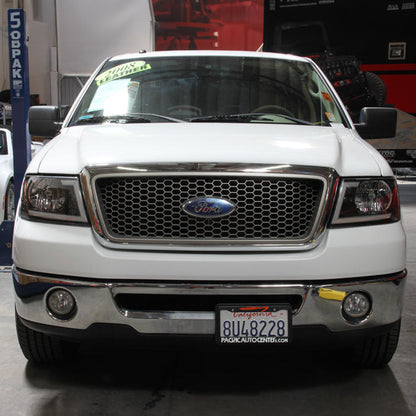 SPYDER xTune 04-08 Ford F150 S/B LED Sig w/DRL Crystal Headlights - Black (PRO-JH-FF15004-LED-SB-BK) 9950216