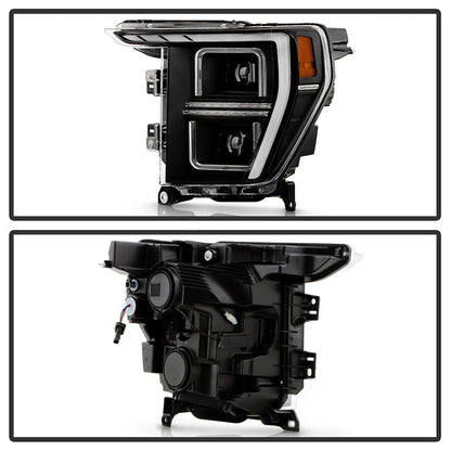 SPYDER Xtune 21-23 Ford F150 (Halogen Models) Full LED Headlights - Black (PRO-JH-FF15021-FLED-BK) 9052590