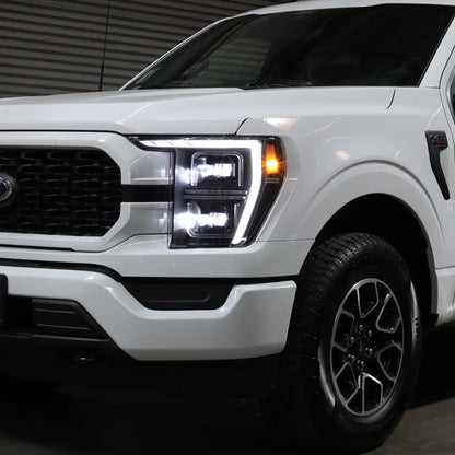 SPYDER Xtune 21-23 Ford F150 (Halogen Models) Full LED Headlights - Black (PRO-JH-FF15021-FLED-BK) 9052590