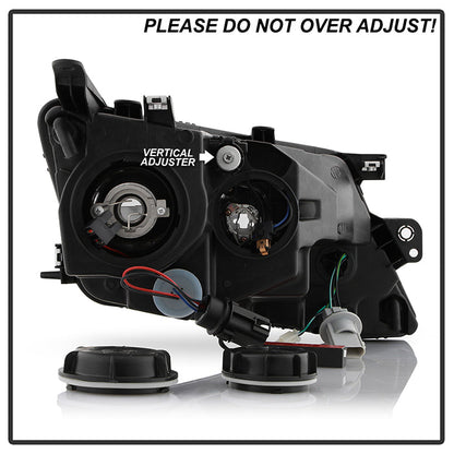 SPYDER xTune 10-12 Ford Fusion Projector Headlights - Light Tube DRL - Black Smoked (PRO-JH-FFU10-LB-BSM) 9041761