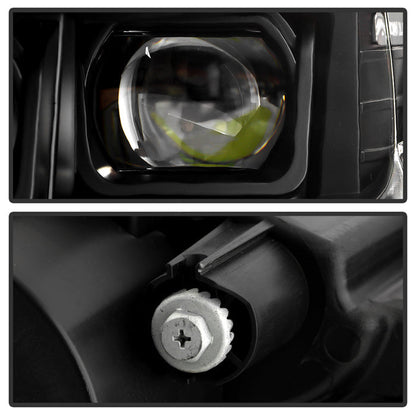 SPYDER xTune Ford Mustang 15-17 Full LED Headlights w/ Welcome Light - Black PRO-JH-FM15-FLED-BK 9055447