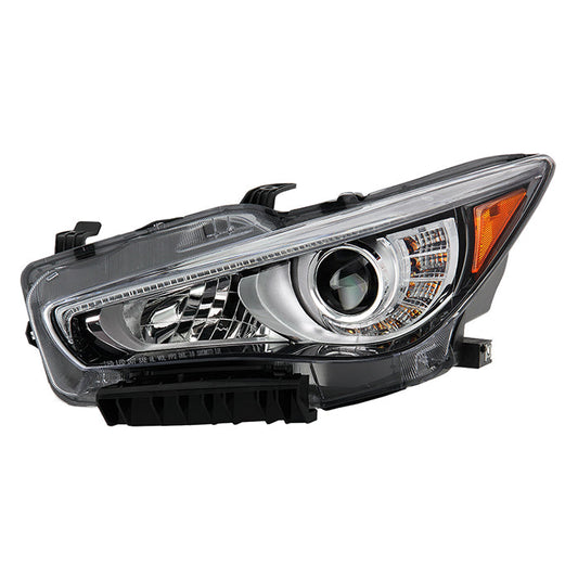 SPYDER 14-17  Infiniti Q50 HID (w/o Adaptive) Projector Headlights - OE Left 9946288