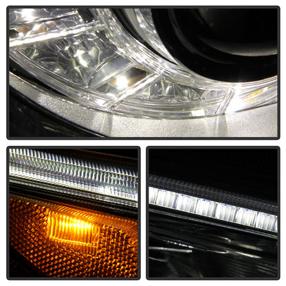 SPYDER 14-17 Infiniti Q50 4Dr HID (w/o Adaptive) Projector Headlights - OE Right 9946295