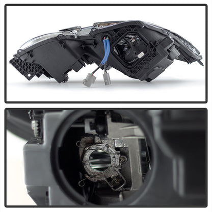 SPYDER xTune Lexus GS 06-11 OE Projector Headlights (w/AFS. HID fit) - Chrome Left PRO-JH-LGS06-AFS-AM-C-L 9936388