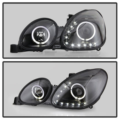 SPYDER Xtune Lexus GS300/GS400/GS430 98-05 Halogen Only Halo Projector Headlights Black PRO-JH-LGS98-LED-BK 9027826
