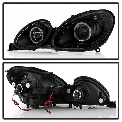 SPYDER Xtune Lexus GS300/GS400/GS430 98-05 Halogen Only Halo Projector Headlights Black PRO-JH-LGS98-LED-BK 9027826