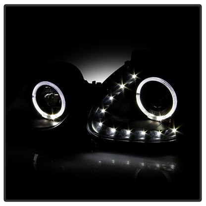 SPYDER Xtune Lexus GS300/GS400/GS430 98-05 Halogen Only Halo Projector Headlights Black PRO-JH-LGS98-LED-BK 9027826