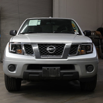 SPYDER xTune Nissan Frontier 09-20 Projector Headlights - Light Bar DRL - Black 9051395