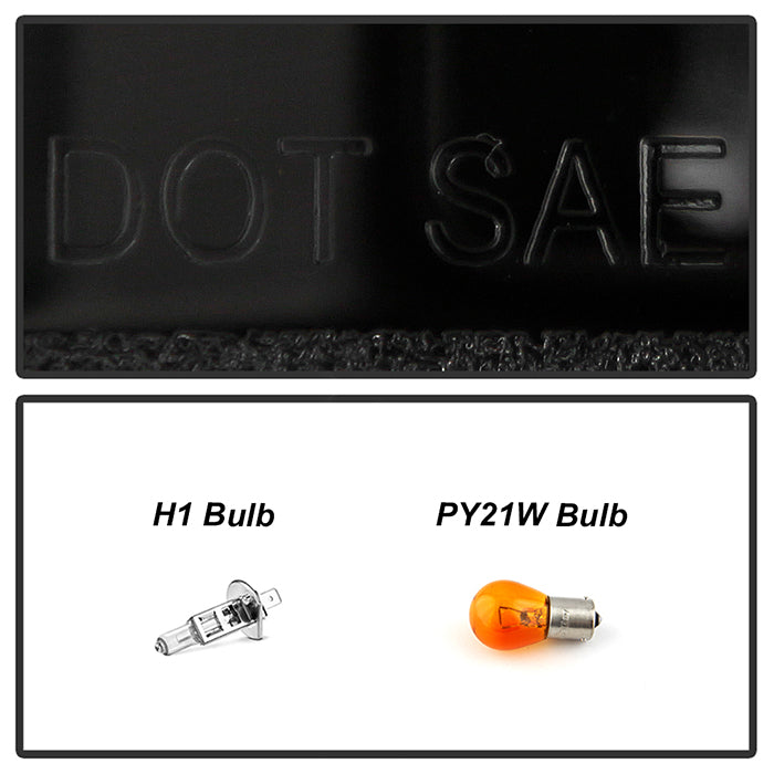 Spyder Audi A6 05-07 Projector Headlights Halogen Light Tube DRL Blk PRO-YD-ADA605-LTDRL-BK 5071903