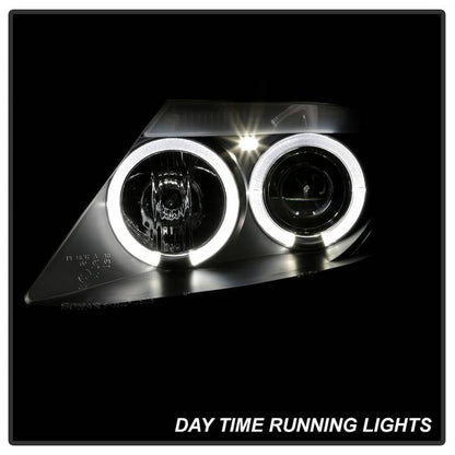 Spyder BMW Z4 03-08 Projector Headlights Halogen Model Only - LED Halo Black PRO-YD-BMWZ403-HL-BK 5029072