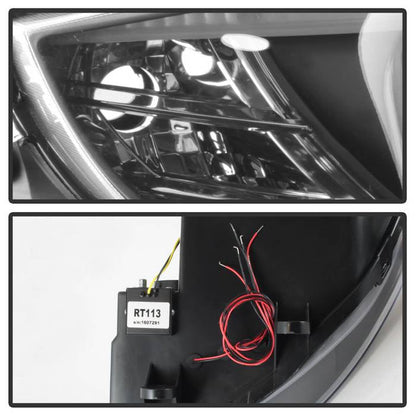 Spyder BMW Z4 03-08 Projector Headlights Halogen Model Only - LED Halo Black PRO-YD-BMWZ403-HL-BK 5029072