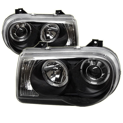 Spyder Chrysler 300C 05-10 Projector Headlights LED Halo LED Blk (Not Included) PRO-YD-C300C-HL-BK 5009135