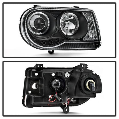 Spyder Chrysler 300C 05-10 Projector Headlights LED Halo LED Blk (Not Included) PRO-YD-C300C-HL-BK 5009135