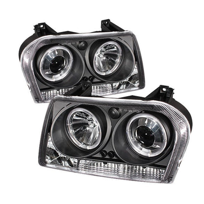 Spyder Chrysler 300 05-08 Projector Headlights LED Halo LED Blk (Not Included) PRO-YD-C305-HL-BK 5009180