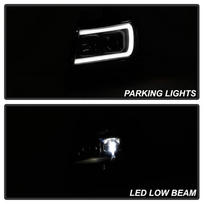 Spyder Chevy Suburban 1500/2500 07-14 Tahoe 07-14 LED Headlights Black PRO-YD-CSUB07V2PL-BK 5087515