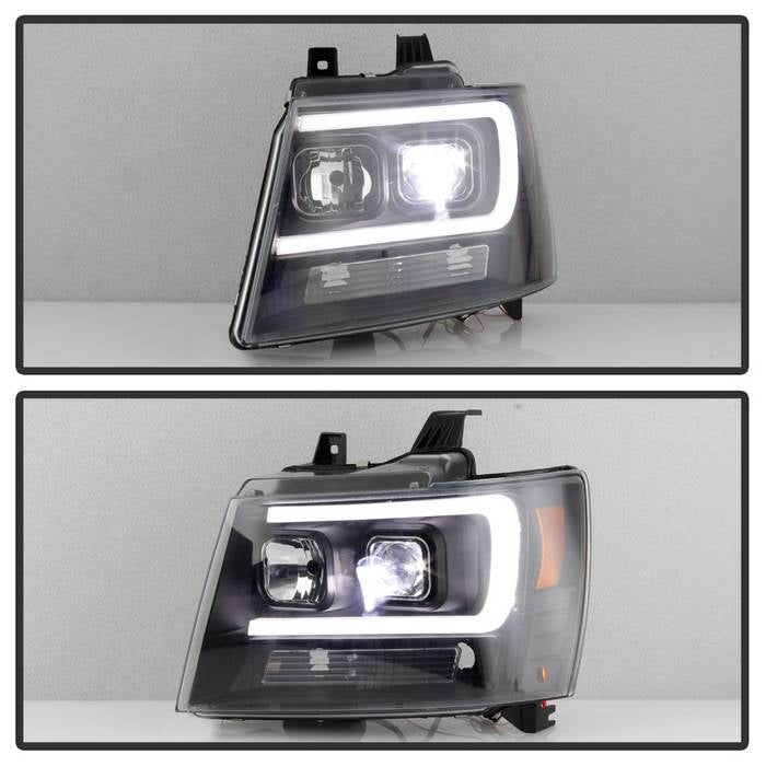 Spyder Chevy Suburban 1500/2500 07-14 Tahoe 07-14 LED Headlights Black PRO-YD-CSUB07V2PL-BK 5087515