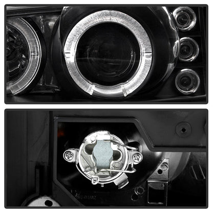 Spyder Dodge Caravan/Grand Caravan 96-00 Projector Headlights LED Halo LEDs- Blk PRO-YD-DC96-BK 5009692
