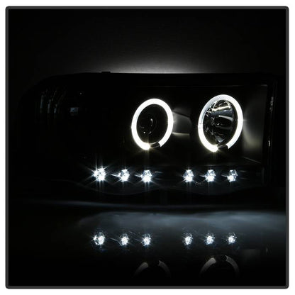 Spyder Dodge Ram 1500 02-05/Ram 2500 03-05 Projector Headlights LED Halo LED Blk PRO-YD-DR02-HL-BK 5009975
