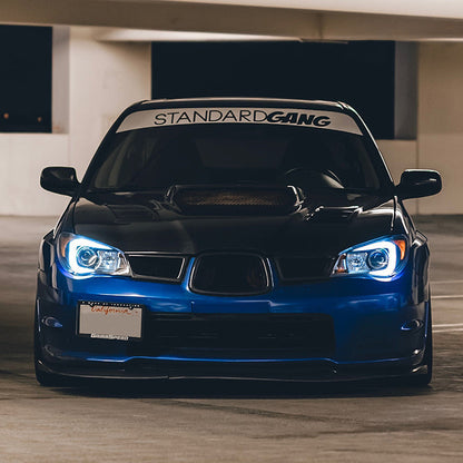 Spyder Subaru WRX 06-07 Projector Headlights - HID Model Only - Black PRO-YD-SWRX06-HID-LBDRL-BK 5083913