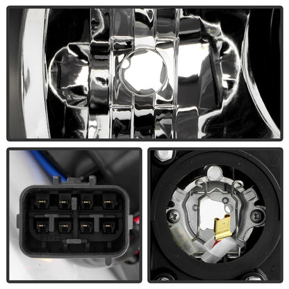 Spyder Subaru WRX 06-07 Projector Headlights - HID Model Only - Black PRO-YD-SWRX06-HID-LBDRL-BK 5083913