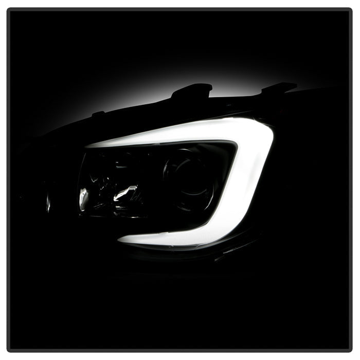 Spyder Subaru WRX 06-07 Projector Headlights - HID Model Only - Black PRO-YD-SWRX06-HID-LBDRL-BK 5083913
