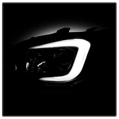 Spyder Subaru WRX 06-07 Projector Headlights - HID Model Only - Black PRO-YD-SWRX06-HID-LBDRL-BK 5083913