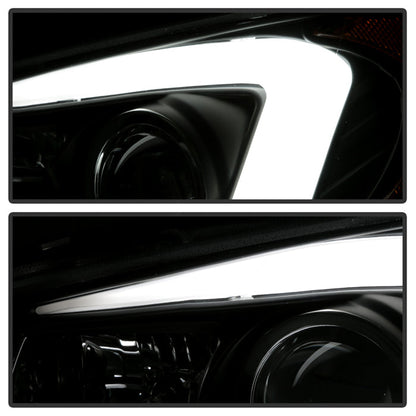 Spyder Subaru WRX 06-07 Projector Headlights - HID Model Only - Black PRO-YD-SWRX06-HID-LBDRL-BK 5083913