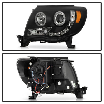 Spyder Toyota Tacoma 05-11 Projector Headlights LED Halo LED Blk Smke PRO-YD-TT05-HL-BSM 5078650