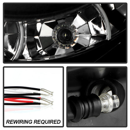 Spyder Toyota Tacoma 05-11 Projector Headlights LED Halo LED Blk Smke PRO-YD-TT05-HL-BSM 5078650