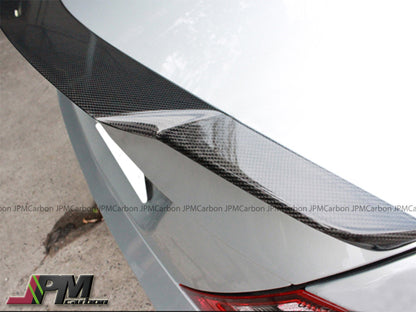 V Style Carbon Fiber Trunk Spoiler For 2011-2016 Mercedes-Benz R172 SLK-Class Only