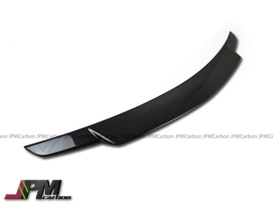 V Style Carbon Fiber Trunk Spoiler For 2011-2016 Mercedes-Benz R172 SLK-Class Only