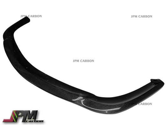 CS Style Carbon Fiber Front Bumper Add-on Lip Fits For 2003-2006 Mercedes-Benz R230 SL55 AMG Only
