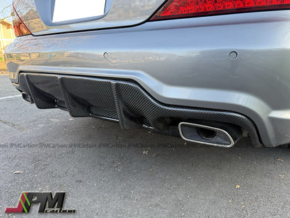 [JPMCarbon] AMG Style Carbon Fiber Rear Diffuser (For Quad Tips) Fits For 2009-2012 Mercedes-Benz R230 Facelift SL550 SL63 S65 Only