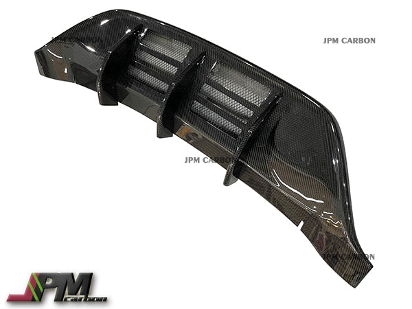 W Style Carbon Fiber Add-on Rear Diffuser Fits For 2008-2011 Nissan R35 GT-R Only