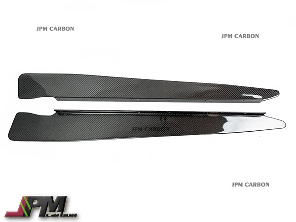 JDM Style Carbon Fiber Add-on Rear Bottom Fins Fits For 2008-2011 Nissan R35 GT-R Only