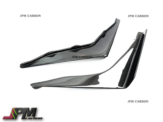 Carbon Fiber Front Bumper Add-on Canards Fits For 2012-2016 Nissan GT-R R35 Only