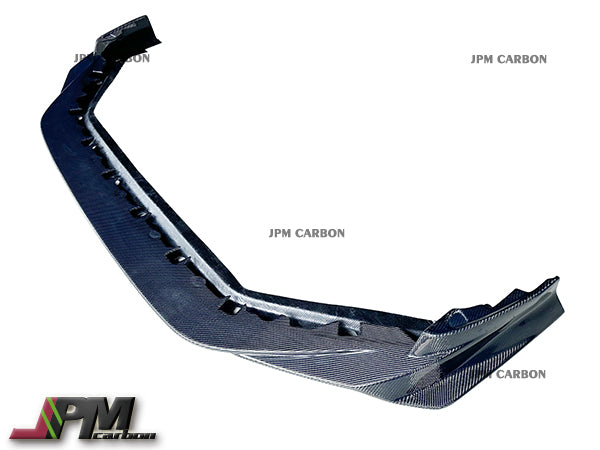 VR Style Carbon Fiber Front Bumper Add-on Lip Fits For 2017-2021 Nissan GT-R R35 Only