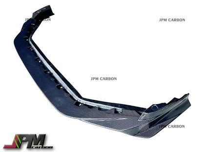 VR Style Carbon Fiber Front Bumper Add-on Lip Fits For 2017-2021 Nissan GT-R R35 Only