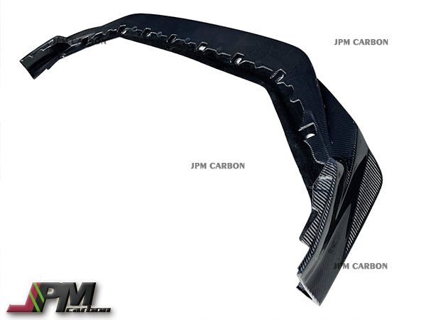 VR Style Carbon Fiber Front Bumper Add-on Lip Fits For 2017-2021 Nissan GT-R R35 Only