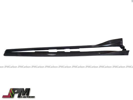 [JPMCarbon] AT Style Carbon Fiber Side Skirt Add-on Lips Fits For 2019-2025 Lexus RC with F-Sport Package Only