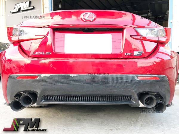 OEM Style Carbon Fiber Rear Diffuser Fits For 2015-2018 Lexus RC-F Onl