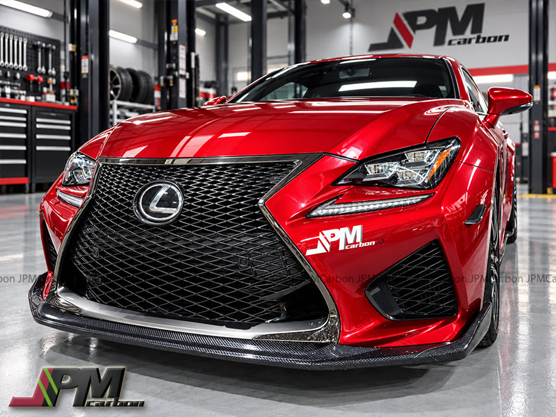G Style Carbon Fiber Front Lip for 2015–2018 Lexus RC-F | JPMCarbon