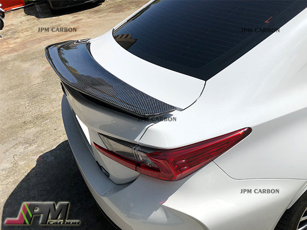 Rcf Wing VR Style Carbon Fiber Trunk Spoiler Wing Fits For 2015-2018 Lexus RC-F ...