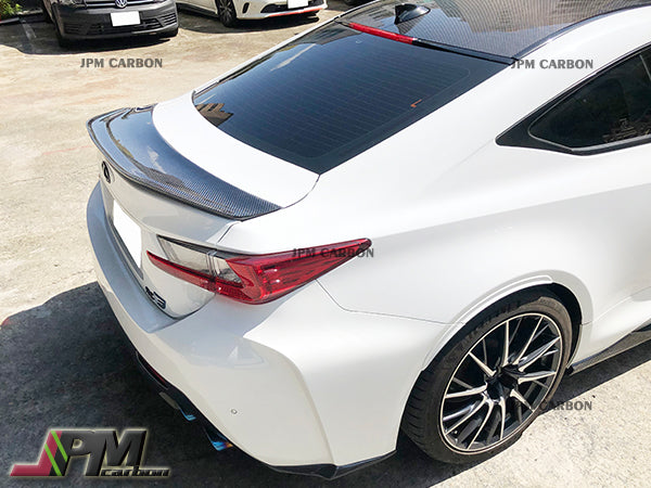 Rcf Wing VR Style Carbon Fiber Trunk Spoiler Wing Fits For 2015-2018 Lexus RC-F ...