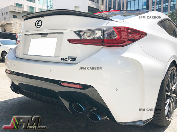 Rcf Wing VR Style Carbon Fiber Trunk Spoiler Wing Fits For 2015-2018 Lexus RC-F ...