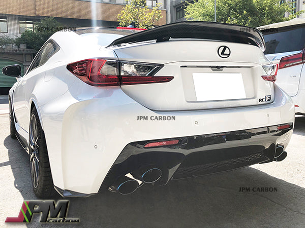 Rcf Wing VR Style Carbon Fiber Trunk Spoiler Wing Fits For 2015-2018 Lexus RC-F ...