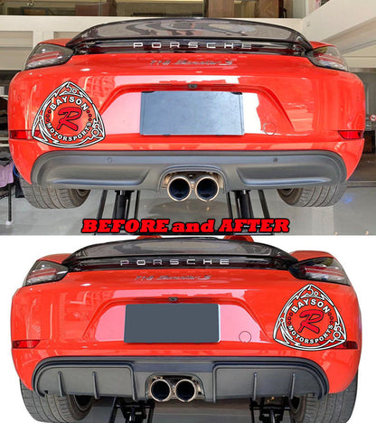 GT4 Style Rear Diffuser For 2017-2025 Porsche Boxster/Cayman (718)