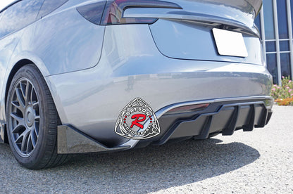 F Style Rear Diffuser For 2024-2025 Tesla Model-3